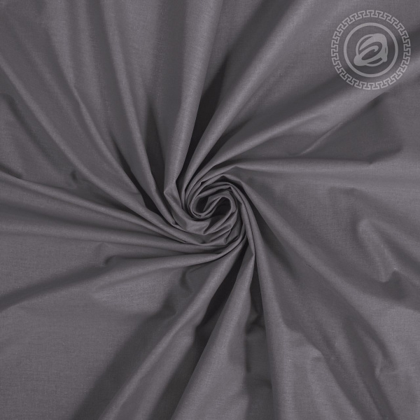 Поплин гладкокрашеный Графит 044468П-220  Поплин гладкокрашеный Графит 044468П-220