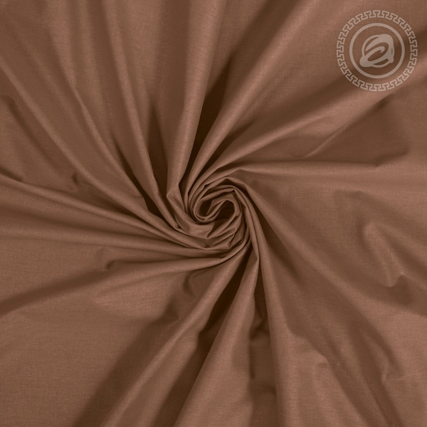 Поплин гладкокрашеный Кофейный 044461П-220  Поплин гладкокрашеный Кофейный 044461П-220