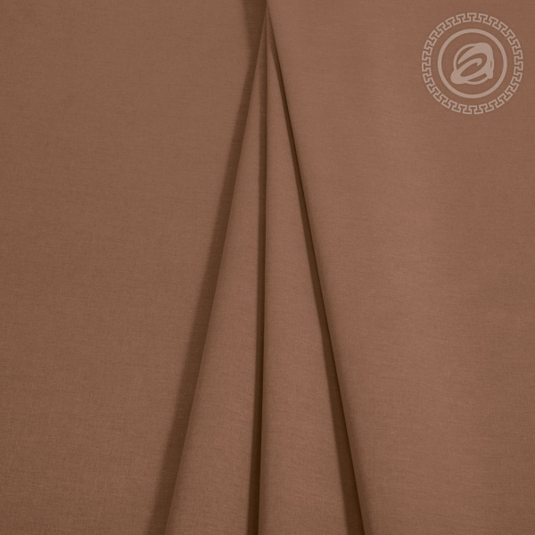 Поплин гладкокрашеный Кофейный 044461П-220  Поплин гладкокрашеный Кофейный 044461П-220