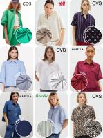 Свободные рубашки с короткими рукавами