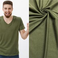 Кулирная гладь с лайкрой 8% Хаки Пенье 1-44/611197ЛГ