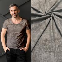 Кулирная гладь с велюровым эффектом "Винтаж варенка" Серый 1-76/6117790НЖ 