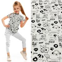 Кулирная гладь набивная рулон 1-33/611970НД