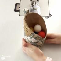 Текстильная корзинка