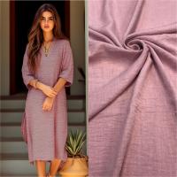 Плательная ткань с крэш-эффектом Фламинго 3148П 