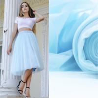 Фатин (еврофатин) мягкий Светло-голубой 99-82/30103ЕФ