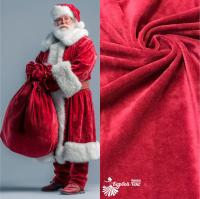 Велюр гладкокрашеный Бордовый 1-411/15081О 