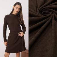 Ткань трикотаж "Селаник" кашемир Шоколад 1-5321/7784 