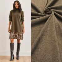 Ткань трикотаж "Селаник" кашемир Коричневый 1-5321/7776 Ткань трикотаж "Селаник" кашемир Коричневый 1-5321/7776