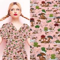 Ткань сорочечная набивная 12034