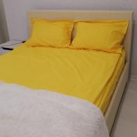 Постельное белье из желтого сатина 70103С-240 