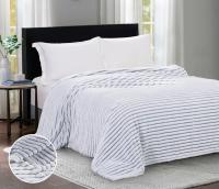 Велсофт жаккард Серая полоса 1-372/143891Ж 