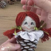 Чудесная елочная игрушка своими руками