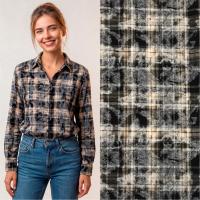 Ткань рубашечная двусторонняя варенка 12110