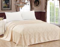 Велсофт жаккард, вензель, Млочный 1-372/143899Ж