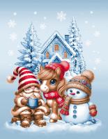 Вафельное полотно набивное 99-88/10209ВП