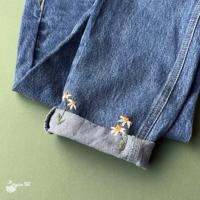 Как красиво оформить подгиб джинсов