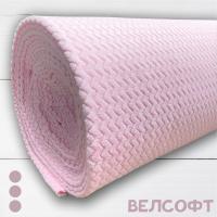 Велсофт жаккард Светло-розовый 1-372/14314Ж