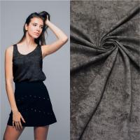 Кулирная гладь с велюровым эффектом "Винтаж варенка" Черный 1-76/6117793НЖ 