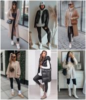 Черные леггинсы снова в моде