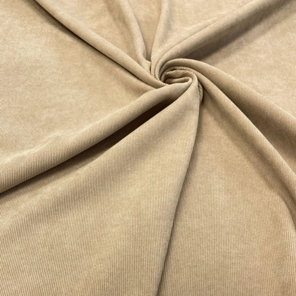 Микровельвет Бежевый 9665В 