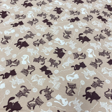 Кулирная гладь набивная пачка Пенье 1-1/611976НП