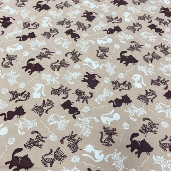 Кулирная гладь набивная пачка Пенье 1-1/611976НП