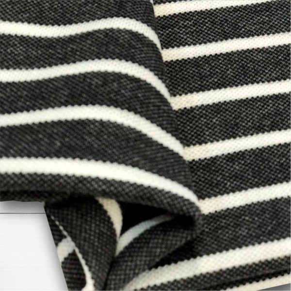 Пике вязаная полоса, пачка, Пенье Серый 1-111/0612 