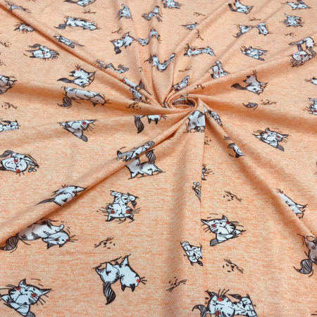 Кулирная гладь набивная рулон Карде 1-76/611947НД