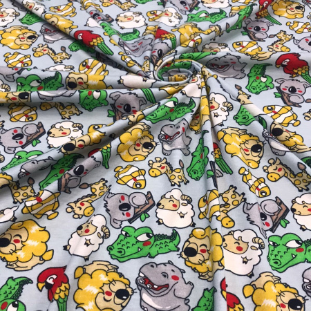 Кулирная гладь набивная рулон Реактив 1-76/611950НД