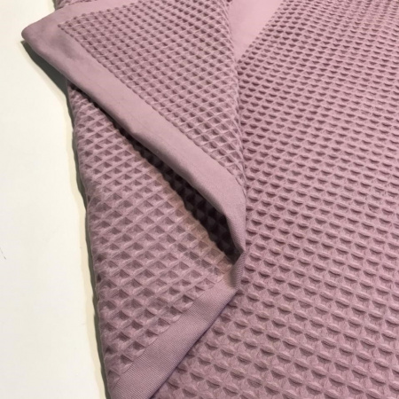 Вафельное полотно "БОХО" купон полотенце Пыльно-лиловый 10094ВП