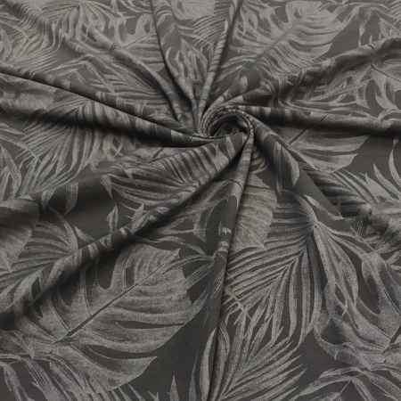 Кулирная гладь с велюровым эффектом Черный 1-76/611882НЖ