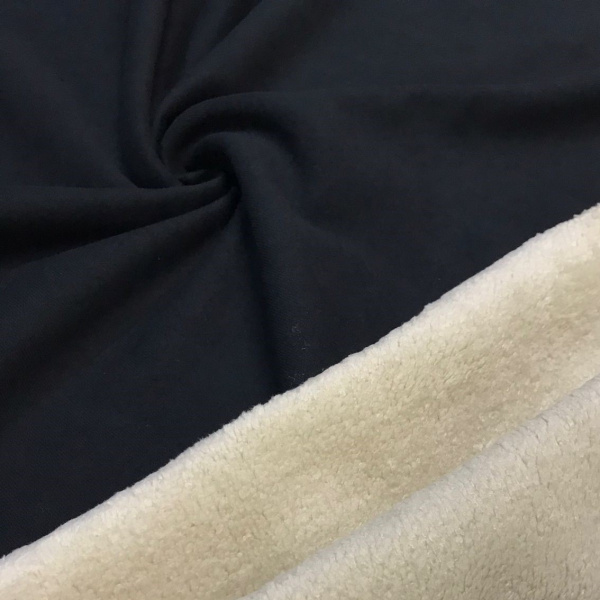 Мех на трикотажной основе Черный 99-751/9967МИ 