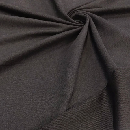 Футер диагональный с лайкрой (софт деним) Черный 150834ТТ 