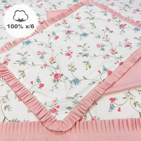 Комплект постельного белья из бязи Малышок "Цветы" 4036671М 