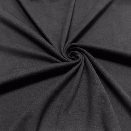 Рибана с лайкрой Черный 1-27/300237РЛ