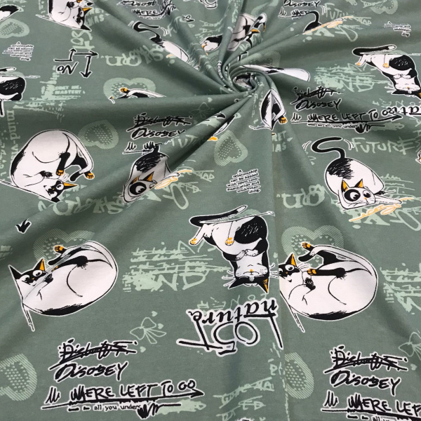 Кулирная гладь набивная рулон Карде Реактив 1-76/611899НД