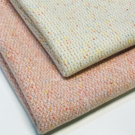 Трикотажное полотно букле Розовый 5059ТТ