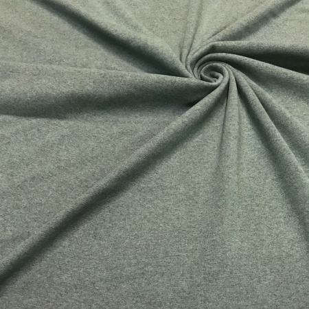 Рибана с лайкрой меланжированная Пыльная олива 1-273/3004689РЛ 