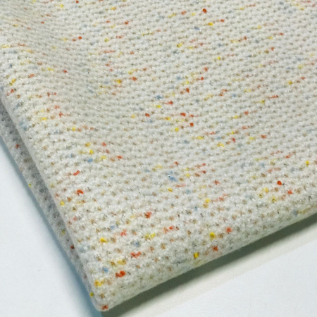 Трикотажное полотно букле Молочный 5058ТТ