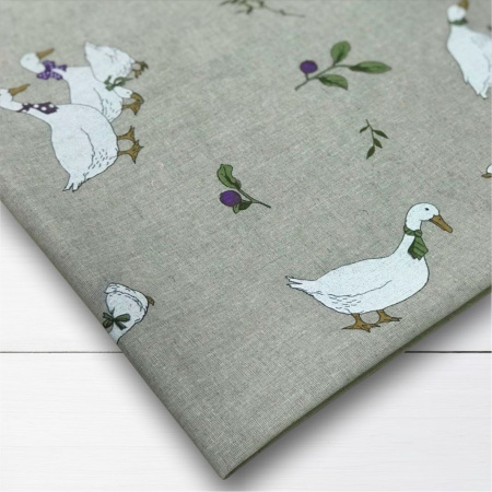 Ткань полульняная (полулен) "Датский гусь" 93302