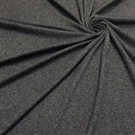 Кулирная гладь гладкокрашеная пачка, карде, Темно-серый меланж 1-299/6117779ГП 