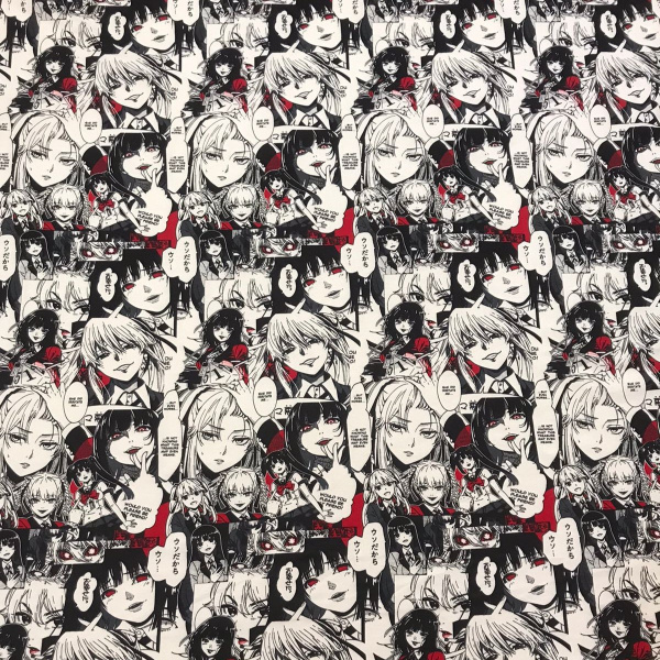 Кулирная гладь набивная рулон Реактив 1-76/6117727НД