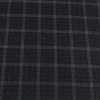Ткань костюмно-рубашечная Черно-синий 09087 