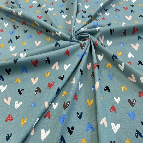 Кулирная гладь набивная рулон Пенье 1-76/611992НЖ