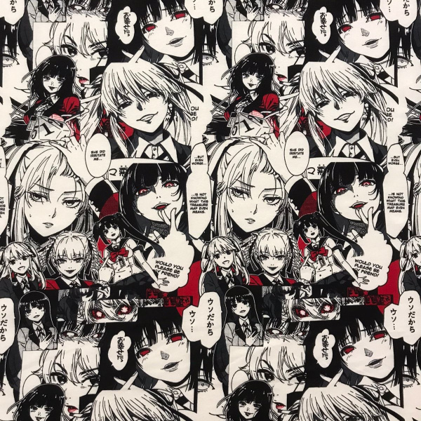 Кулирная гладь набивная рулон Реактив 1-76/6117727НД