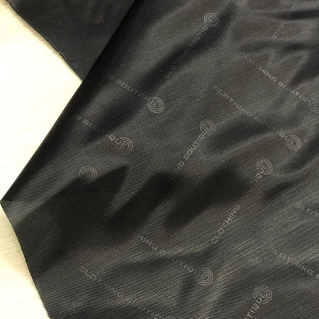 Ткань подкладочная Черный 99-20/7076 