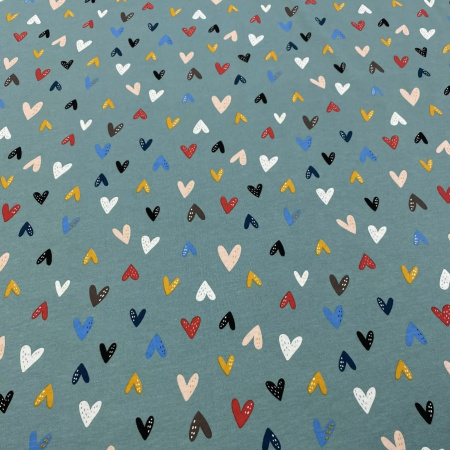 Кулирная гладь набивная рулон Пенье 1-76/611992НЖ