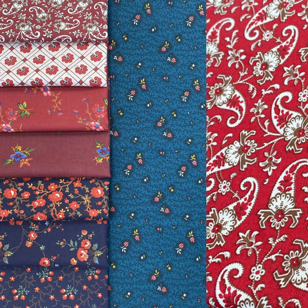 Набор для рукоделия и пэчворка из перкали «Ткани со смыслом: Наследие мануфактур», 8 отрезов 159366Н-8