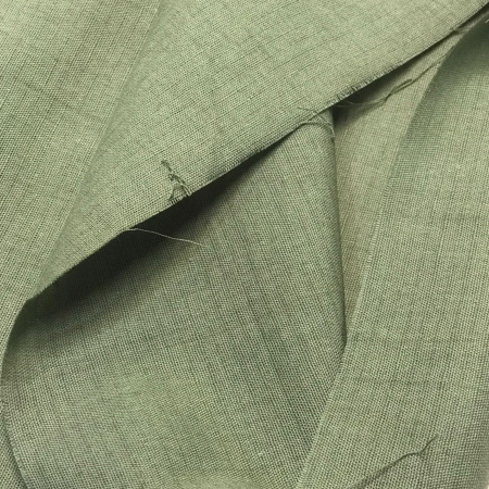 Ткань полульняная (полулен) Олива 181004 